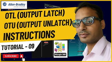 Allen Bradley PLC Training 9 - RSLogix 500 OTL (Output Latch) and OTU (Output Unlatch) Instructions