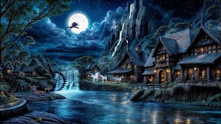 Enchanted Fantasy Village Ambience with Relaxing Fantasy Village Sounds & Waterfall Sounds for Sleep screenshot 4