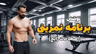 اصطلاحاتی که همه باید بدانیم -نوشتن برنامه تمرینی کلیستنیکس ،بدنسازی