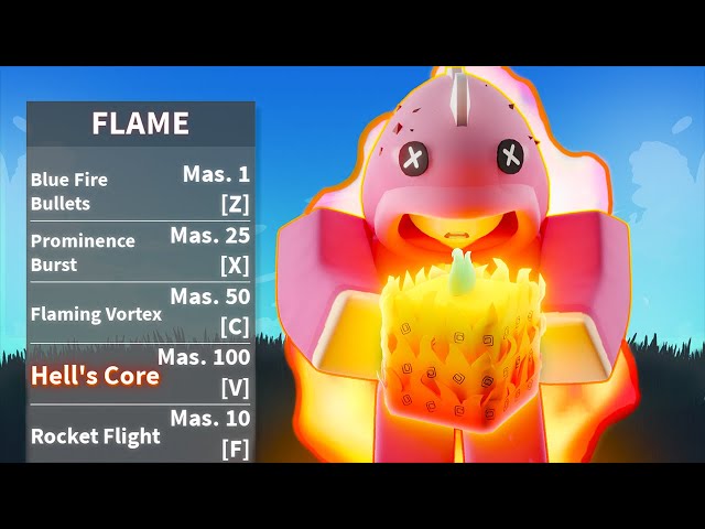 The Flame Fruit Awakening is FIRE..(Showcase) - Blox Fruits 
