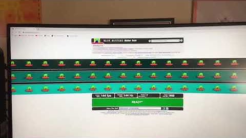 UFO GHOSTING TEST FOR AOC CQ27G2U 27 MONITOR