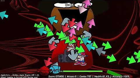 AppleCore with my Unfairness Expunged Mod Chart