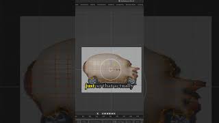 Scale skull mesh and reference for DaBaby Car meme - low poly 3d model in Blender