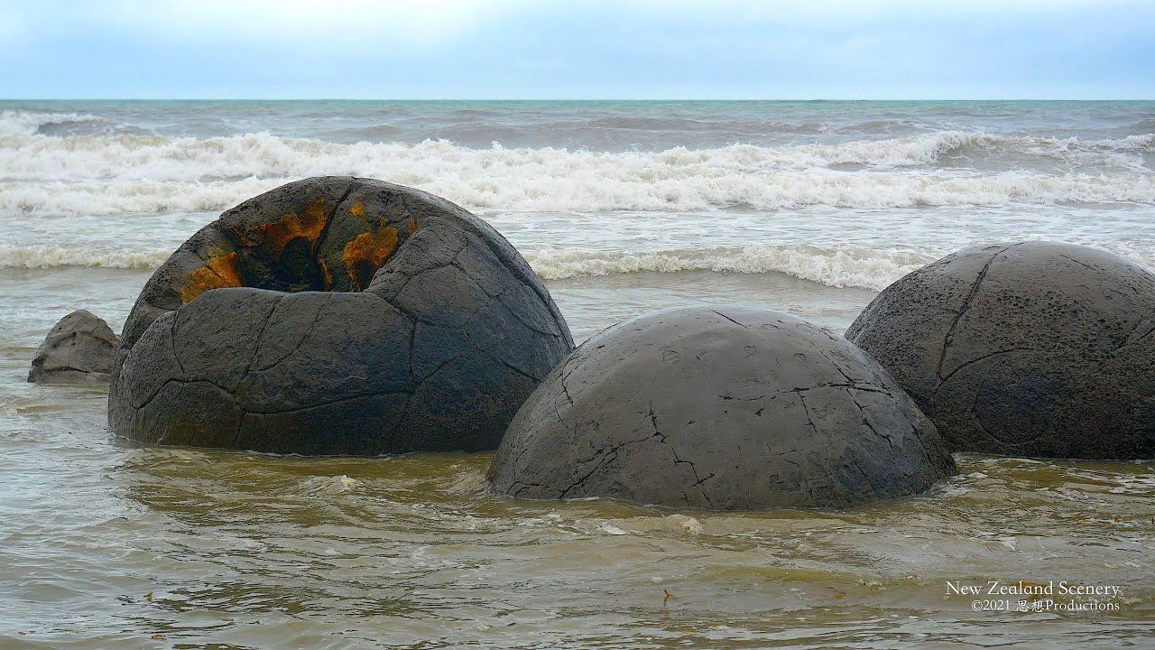 4K Moeraki Boulders Otago NEW ZEALAND ニュージーランド 紐西蘭 Part 69
