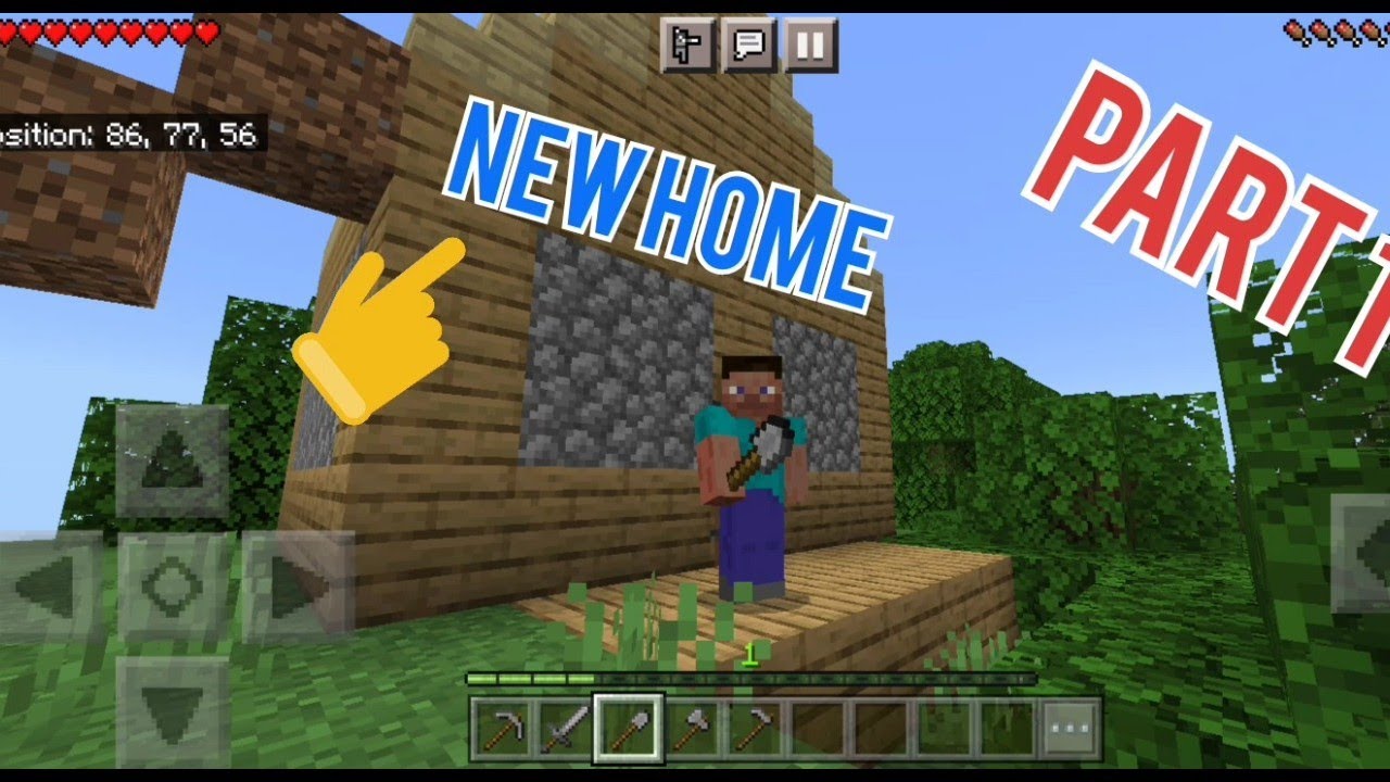 Minecraft pocket edition part 1 Tamil - YouTube
