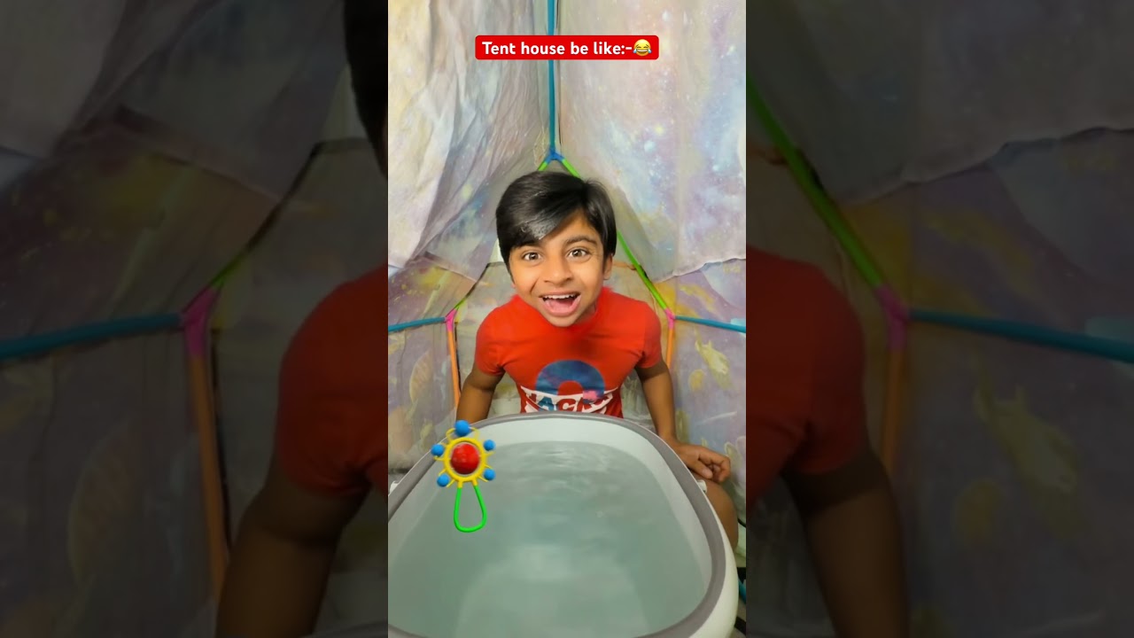 Tent house be like😂 #comedy #funnyvideo #comedyshorts #funnyshorts #youtubeshorts