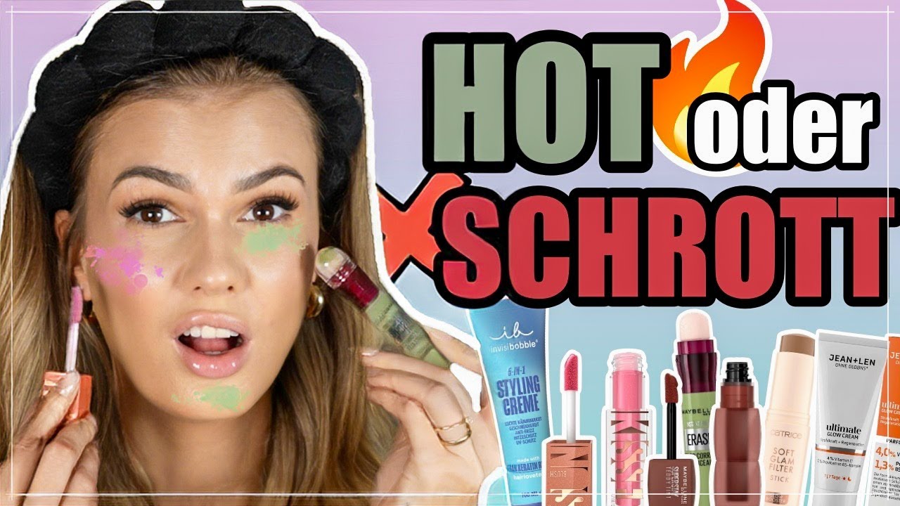 HOT oder SCHROTT?🔥❌ Drogerie TREND Produkte im Test - Catrice, Maybelline uvm. I Cindy Jane