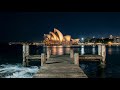 Sydney Opera House at Night: Powerful Ocean Waves