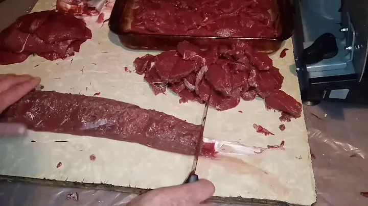 Making butterfly chops from backstrap.