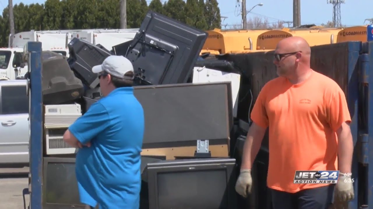 City of Erie holds annual free recycling collection event YouTube