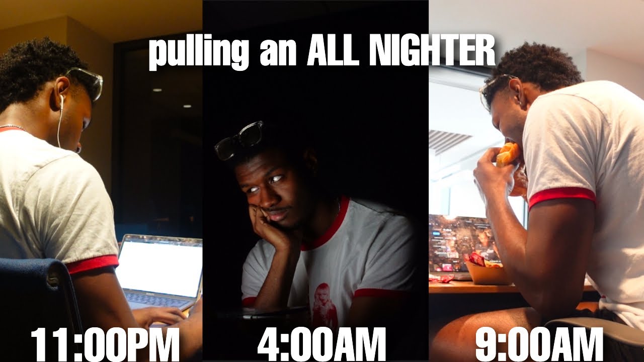 pulling an ALL NIGHTER - YouTube