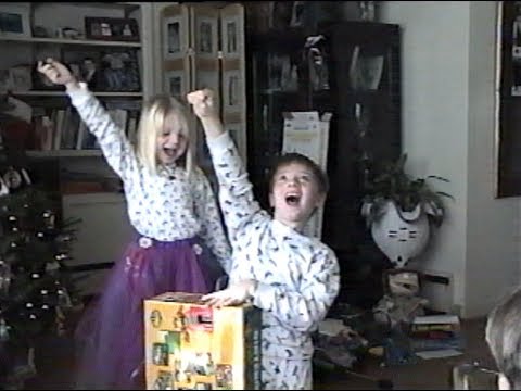 kid gets an n64 for christmas and gets way too excited Nintendo Sixty-FOOOOOOOOOOUR!!!!!!