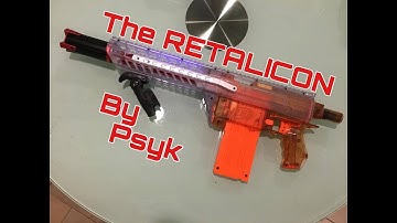 Nerf Mod: Internal Pump Action Clear Retalicon By Psyk