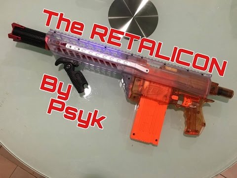 Nerf Mod: Internal Pump Action Clear Retalicon By Psyk
