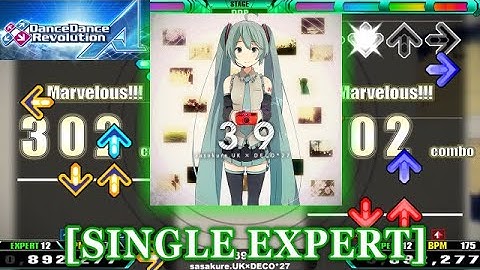 【DDR A】 39 [SINGLE EXPERT] 譜面確認＋Clap