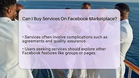 Can I Buy Services On Facebook Marketplace? - Everyday-Networking