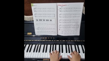 Thumbnail of Belajar cepat piano 1 lagu 28 detik #White Cloud #Yamaha class 15