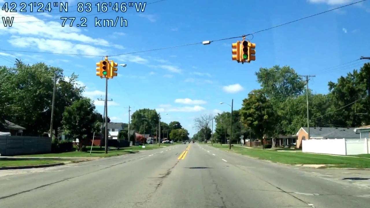 Driving from Detroit, Michigan to Westland, Michigan YouTube