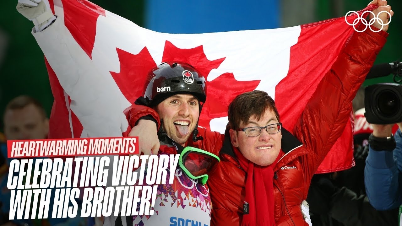 Alex Bilodeau shares his Olympic Triumph with his Brother 🏅🇨🇦 | Iconic Moments