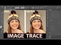 How to Convert a JPEG Image into a Vector Graphic Using the Image Trace Function - Adobe Illustrator