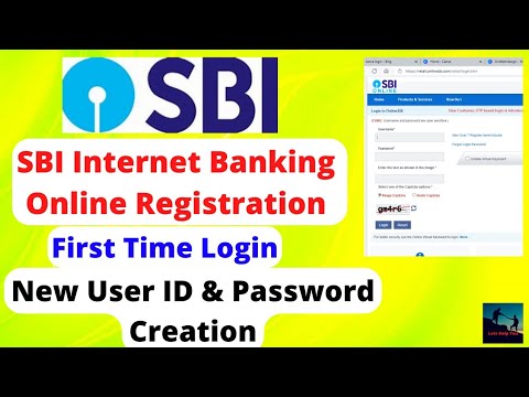 How to Register SBI Internet Banking Online | New User First Time Login