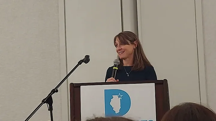 Illinois State Senator Laura Fine addressing at No...