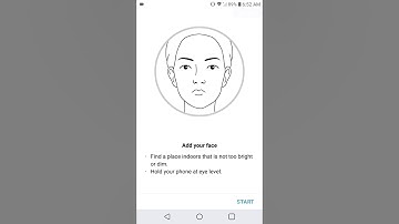 LG K30 Face Recognition Setup
