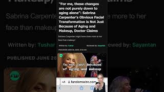 Sabrina Carpenter Pressured To Get Plastic Surgery