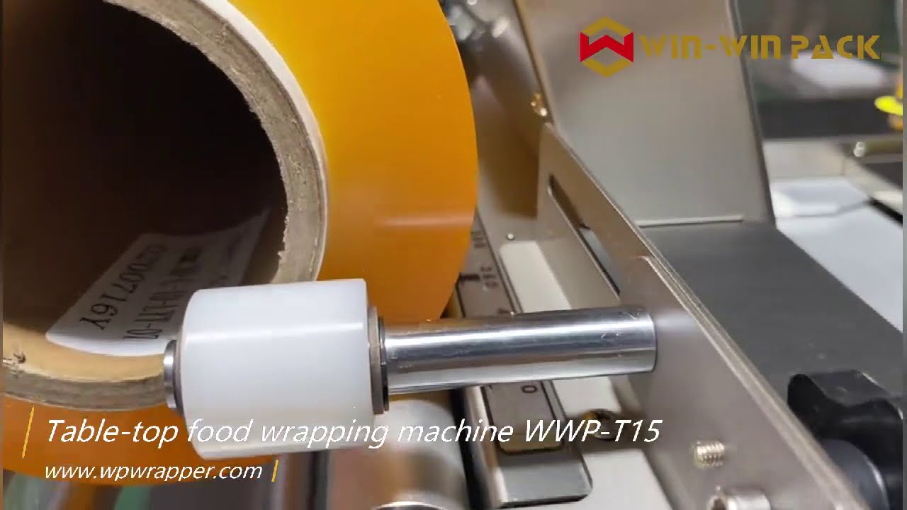 WIN-WIN PACK Table-top stretch cling film tray wrapping machine/Automatic food wrapping machine