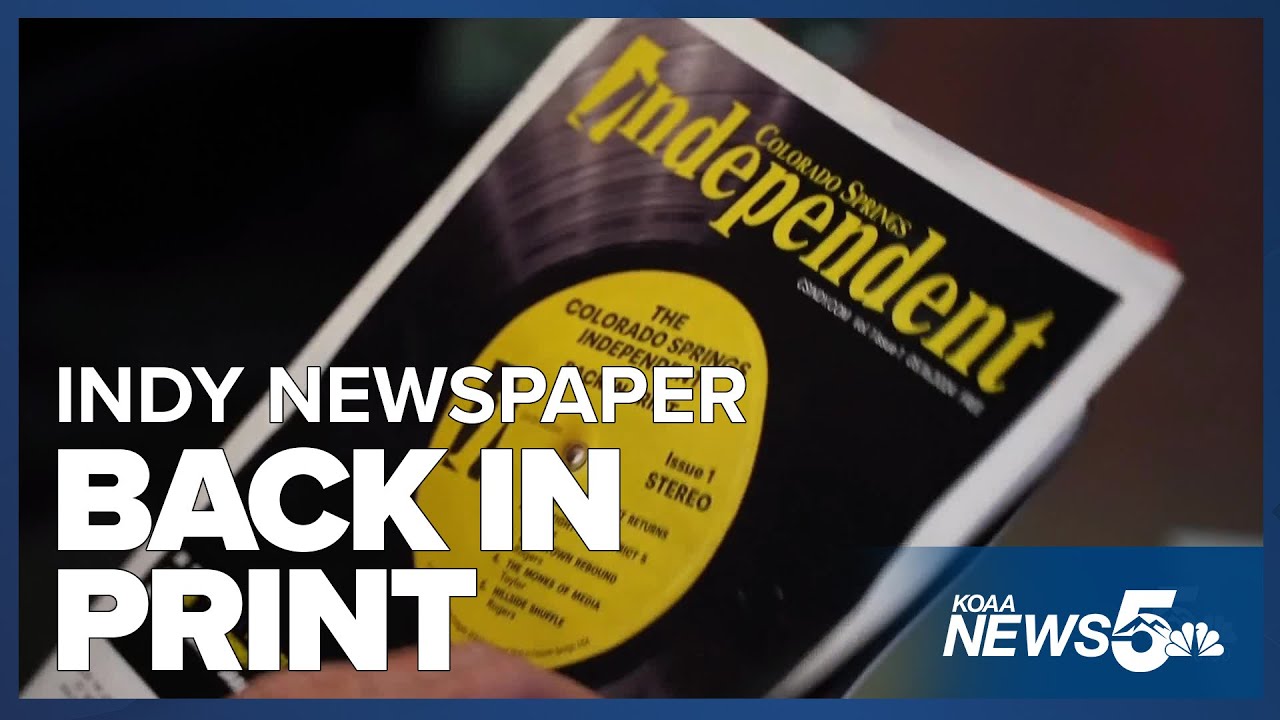 Colorado Springs Independent newspaper back in print