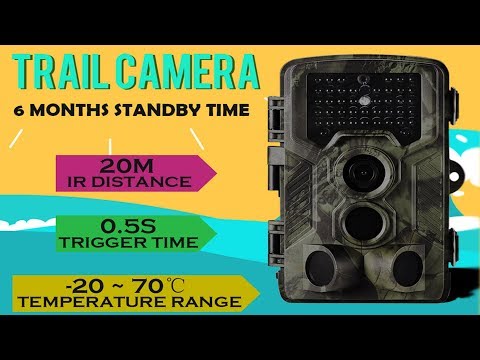 Lixada HC 800A 12MP 1080P Trail Camera IP65 Waterproof - YouTube
