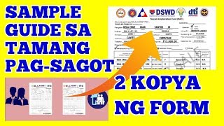 DSWD Gabay sa Pag Fill-up ng SAC Form 5K to 8K Assistance