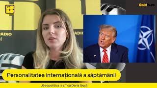 26.06.2025 - Geopolitica la zi cu Daria Gușă. Cine a câștigat războiul Iran-Israel? Summitul NATO.