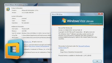 Running VMware Workstation 12 on Windows Vista!