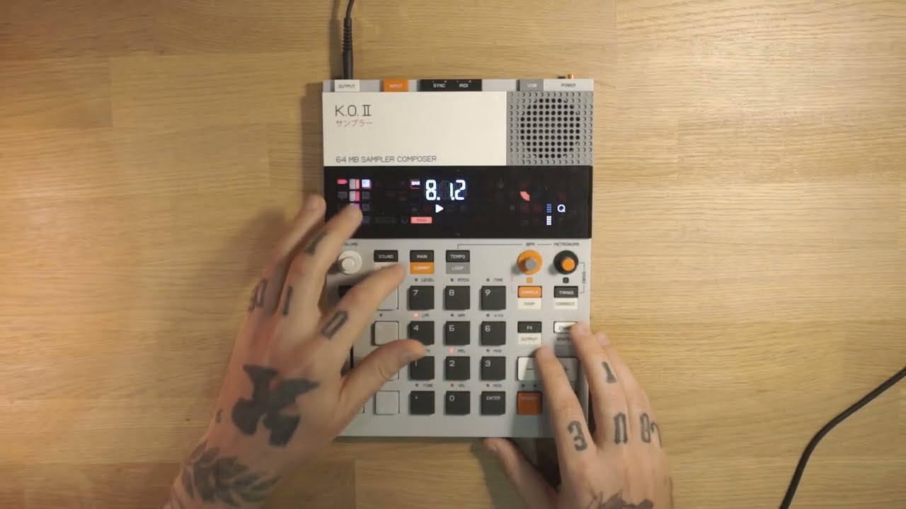 techno on the Teenage Engineering EP-133 K.O.II | full workflow