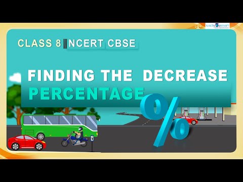 Comparing Quantities | Decrease Percentage | NCERT | #class8  | Chapter 8 #teachyousmart #tys