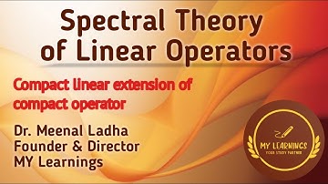 #32: Compact linear extension of compact operator