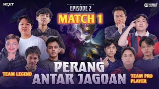 MATCH SERU !! TEAM LEGEND OURA, ADE, TUTURU,IHSAN,CLAYY VS TEAM PRO PLAYER AERON, KING VAN MANIAC