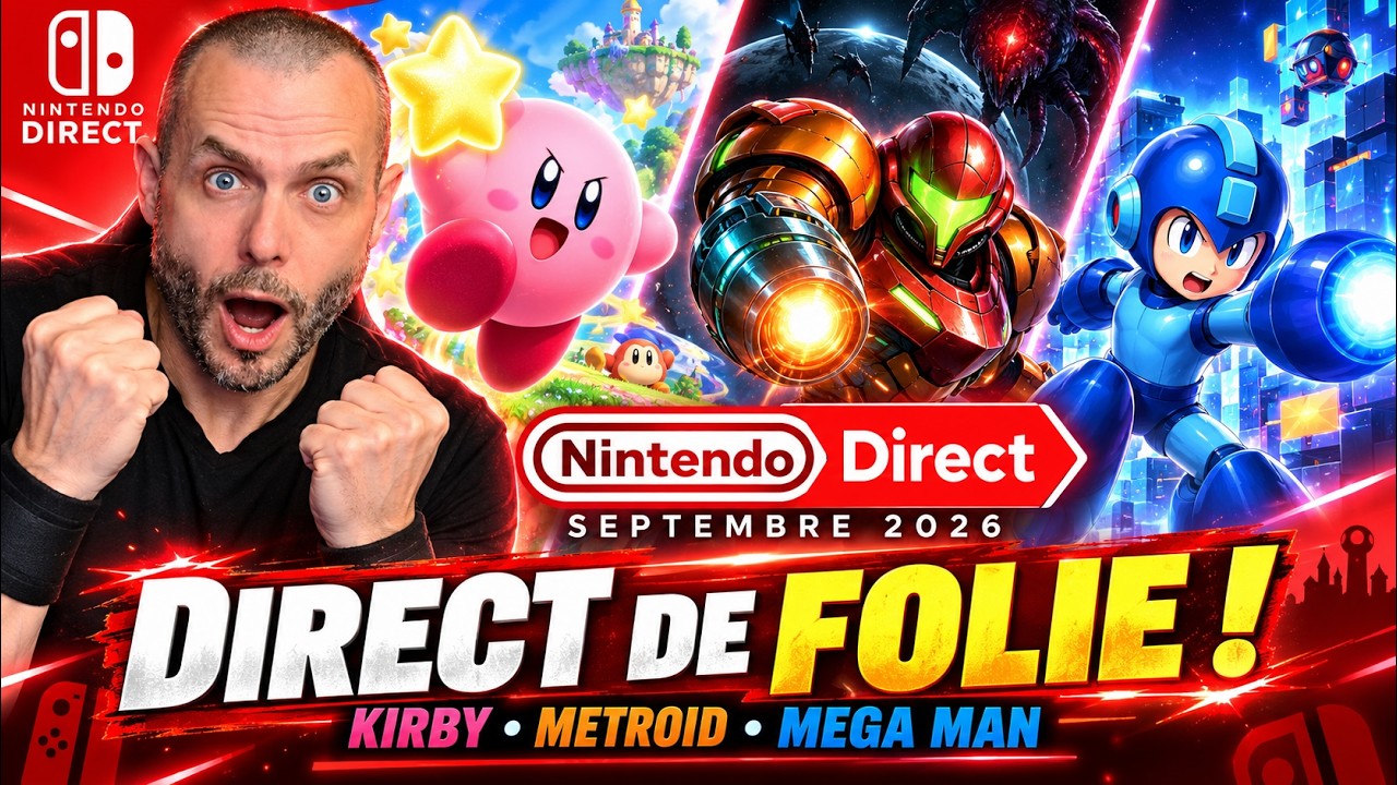 SWITCH 2 frappe TRÈS FORT ? KIRBY, METROID, MEGA MAN, WITCHER