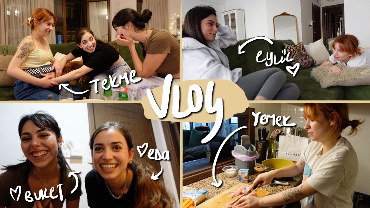 MİSAFİRLERİM VAR! | evde vlog