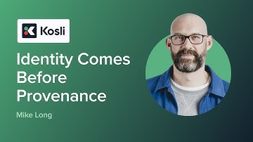 Identity Before Provenance