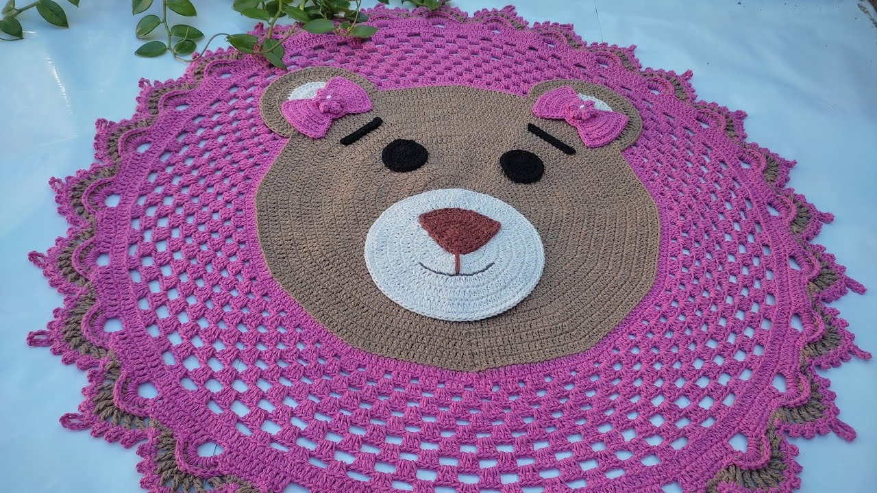 Tapete urso como faço na versao feminina dicas e orientações pra sua peça ficar perfeita