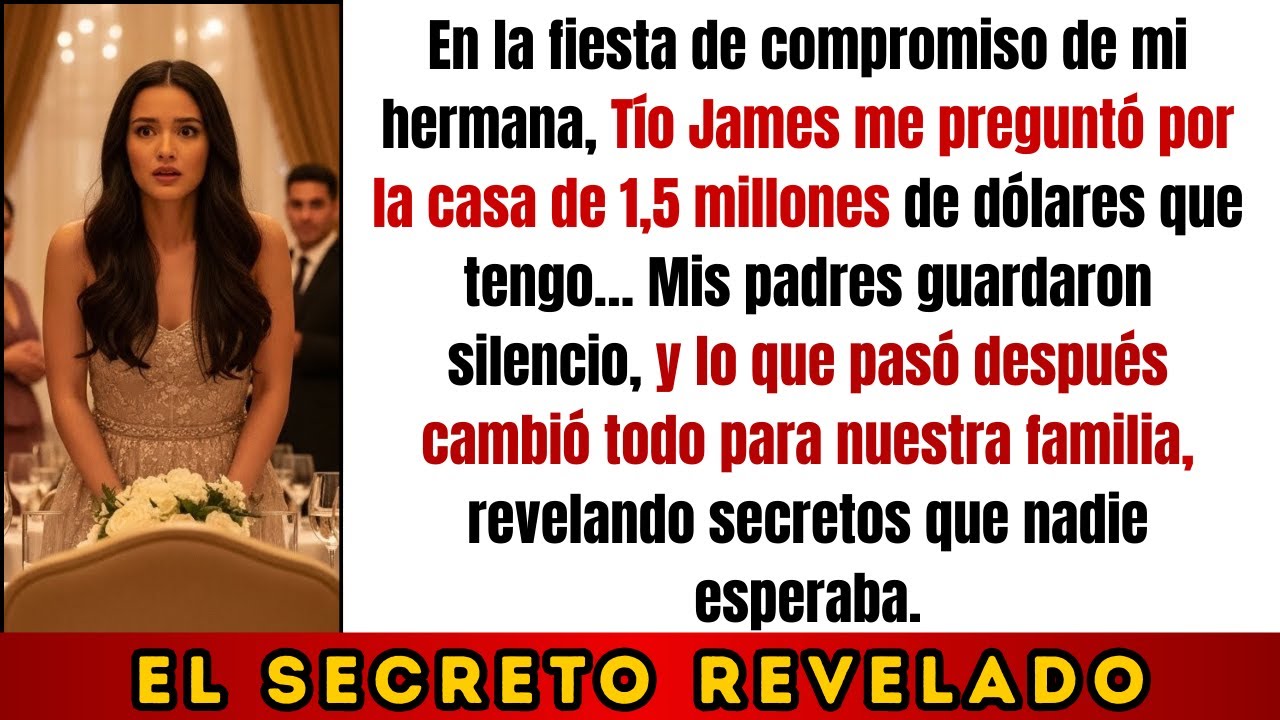 En la Fiesta de Compromiso, Preguntaron por Mi Casa de $1,5M… Mis Padres Callaron