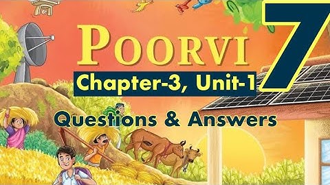 Class 7 | English Poorvi | Chapter 3 Unit 1 | Three Days to See | Questions & Answers | NCERT | CBSE