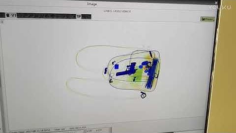 How does Dual view X Ray baggage scanner DPX-6550DV works