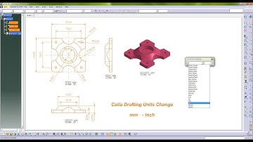 Catia Drafting Units Change (카티아 도면 단위 변경)