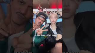 Why does Bruno Mars seemso extra gentle with Rose #celebrity  #BrunoMars #rosé