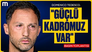Domenico Tedesco Kerem Aktürkoğlu Maç Önü Basın Toplantısı Fenerbahçe-Ferencvaros Maçına Doğru