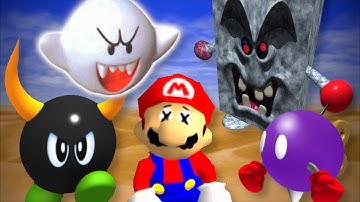 Mario 64 but EVERYTHING is random