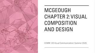 COMM 130 Visual Communication | McGeough Chapter 2